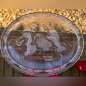 Celebrations by Mikasa Crystal nativity plaque
